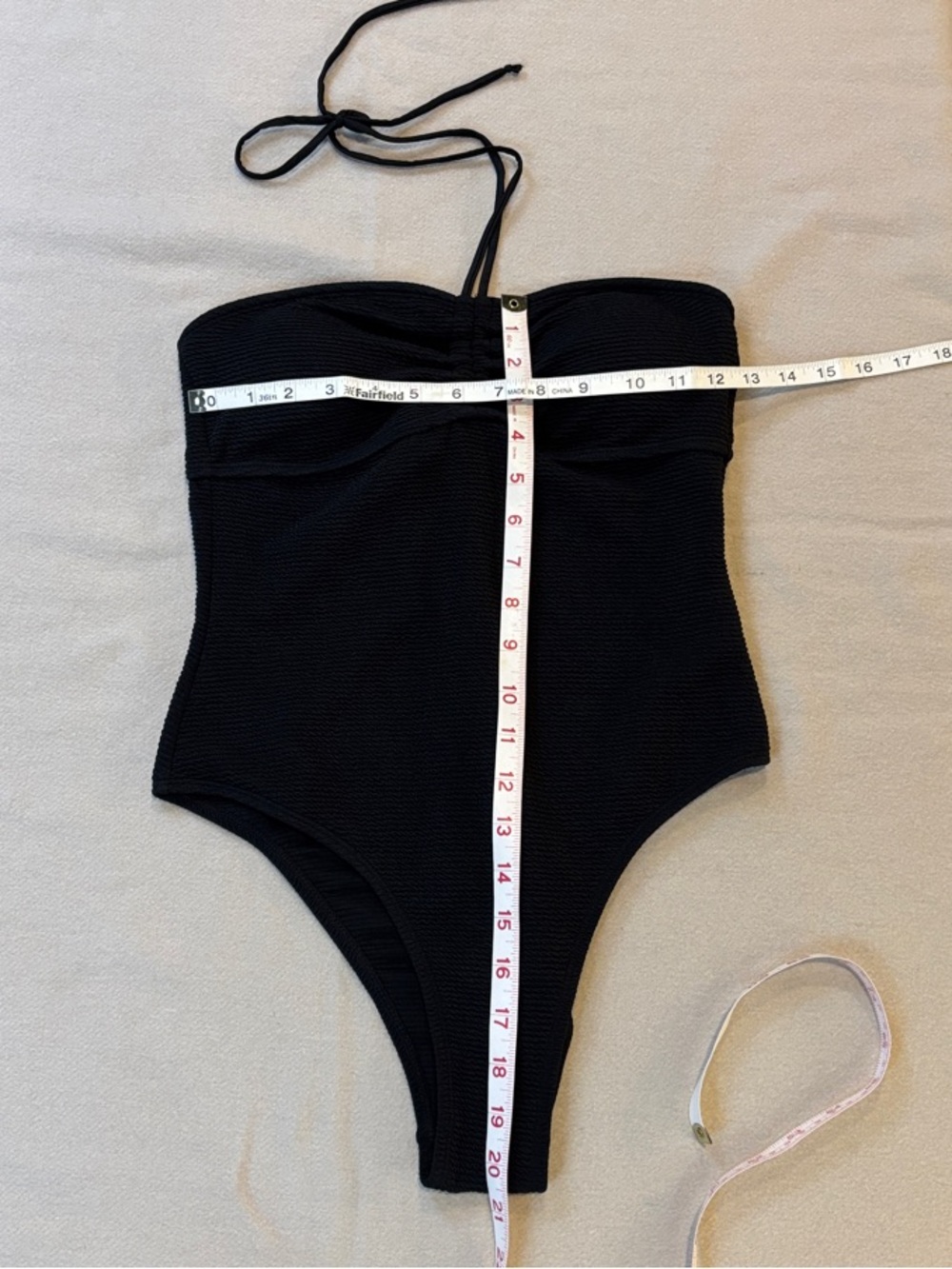 SHEIN Swim Black One-Piece Swimsuit Women’s M